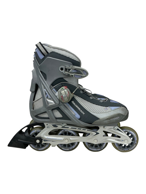 Vist Large View of Product Image Which is Used Rollerblade WING 7 Senior Roller Quad Skates Grey Senior 9