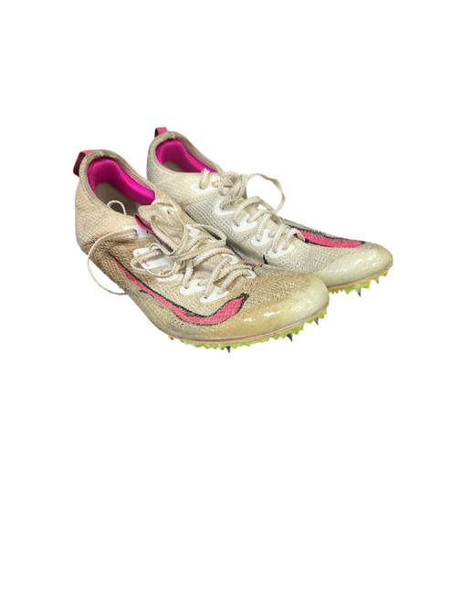 Vist Large View of Product Image Which is Used Nike Zoom Superfly Elite 2 Track & Field Cleats Adult White Senior 9.5