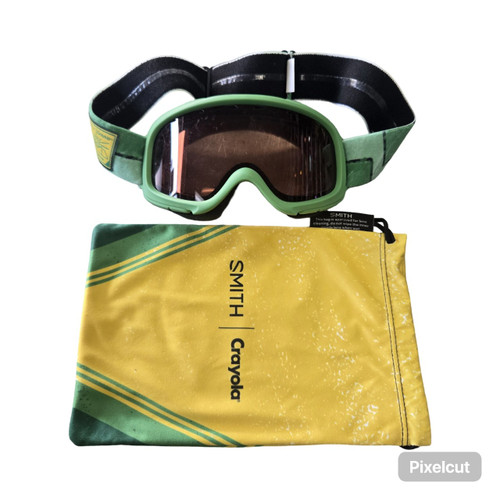 Vist Large View of Product Image Which is Used Salomon CRAYOLA YTH GOGGLES Snow Goggles Youth Green