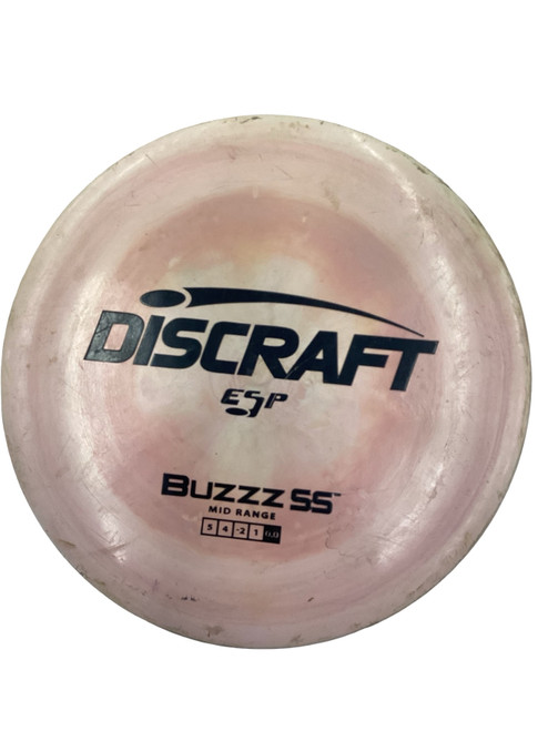 Vist Large View of Product Image Which is Used Discraft BUZZZ SS Disc Golf Mid Range Pink