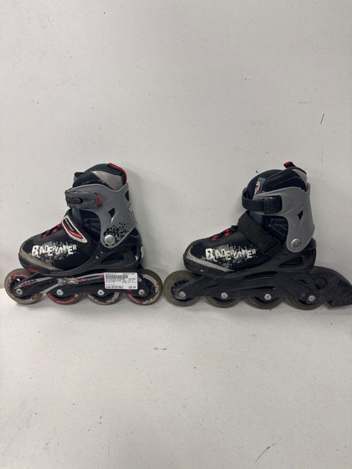 Vist Large View of Product Image Which is Used Bladerunner PHASER ADJ 11Y-1 Junior Rec Fitness Skates Black Adjustable