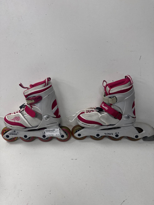 Vist Large View of Product Image Which is Used K2 ANNIKA ADJ 11Y-2 Junior Rec Fitness Skates Pink Adjustable