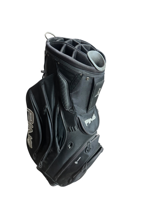 Vist Large View of Product Image Which is Used Ping 13 WAY CART BAG Mens Cart Bag Black