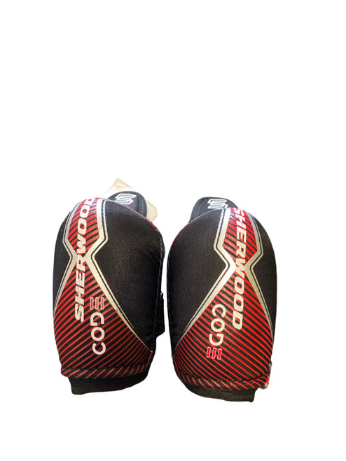 Vist Large View of Product Image Which is Used Sher-wood CODE Youth Elbow Pads MD