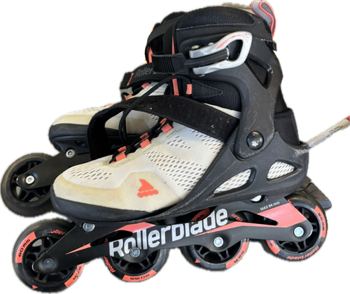 Vist Large View of Product Image Which is Used Rollerblade MACRO80 Senior Rec Fitness Skates Black Senior 8