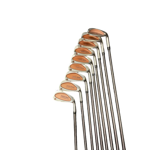 Vist Large View of Product Image Which is Used, Taylormade, BURNER, Mens, Iron Set, Right-Handed, 3i-9i/PW/SW, Stiff Flex Bubble Shaft