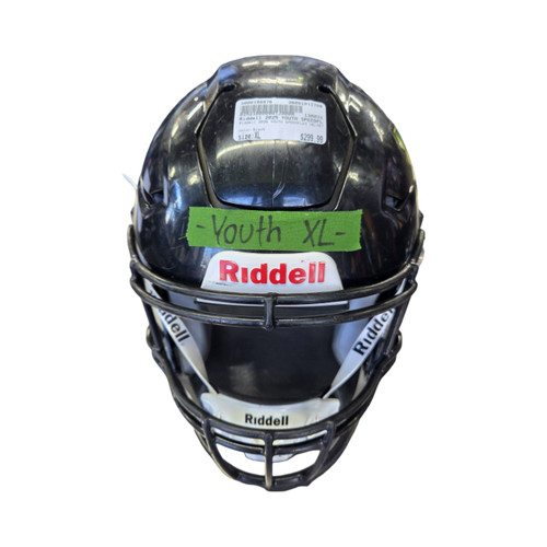 Vist Large View of Product Image Which is Used Riddell 2025 YOUTH SPEEDFLEX HELMET FB Helmet Black XL