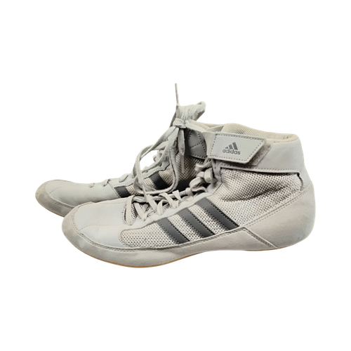 Vist Large View of Product Image Which is Used Adidas Wrestling Shoes Grey Senior 9.5
