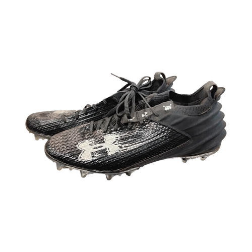 Vist Large View of Product Image Which is Used Under Armour Adult FB Cleats Black Senior 10.5