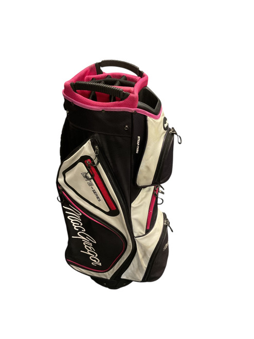 Vist Large View of Product Image Which is Used MacGregor LITE Womens Cart Bag Black And Pink