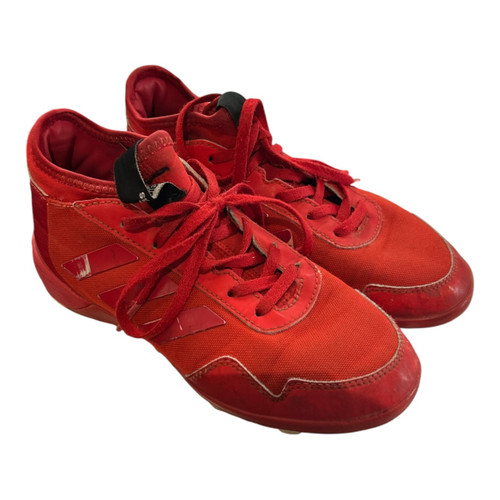 Vist Large View of Product Image Which is Used Adidas Soccer Turf Shoes Red Junior 02