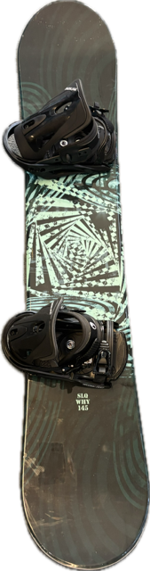 Vist Large View of Product Image Which is Used SLQ WHY Womens Board/Bindings Green 145 cm