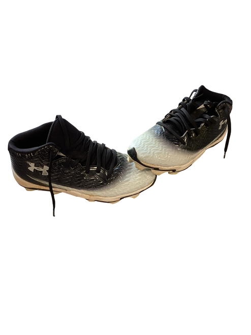 Vist Large View of Product Image Which is Used Under Armour Adult FB Cleats Black Senior 8