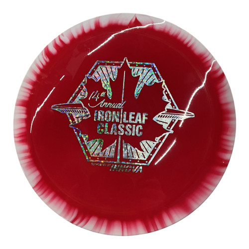 Vist Large View of Product Image Which is Used Innova HALO XCALIBER Disc Golf Driver Red 175g