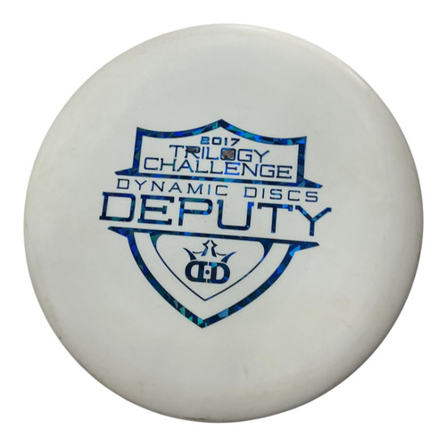 Vist Large View of Product Image Which is Used Dynamic Discs DEPUTY Disc Golf Putter White 174g