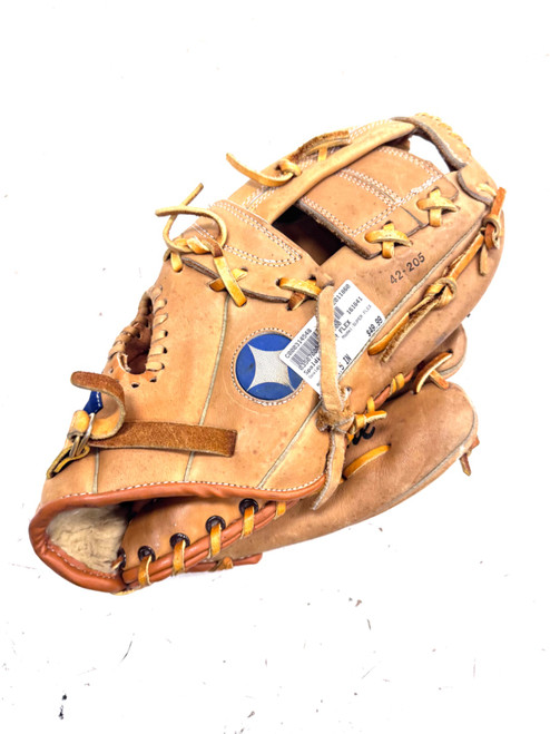 Vist Large View of Product Image Which is Used Spalding SUPER FLEX BB/SB Glove RH Throw Brown 12 1/2"
