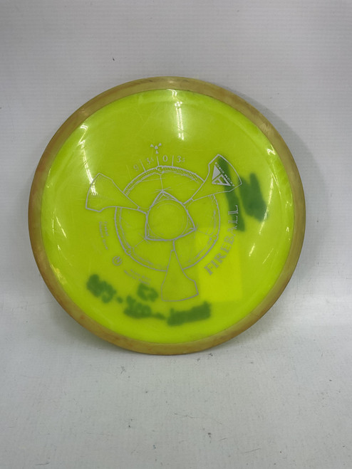 Vist Large View of Product Image Which is Used Axiom FIREBALL NEUTRON Disc Golf Driver Neon Green