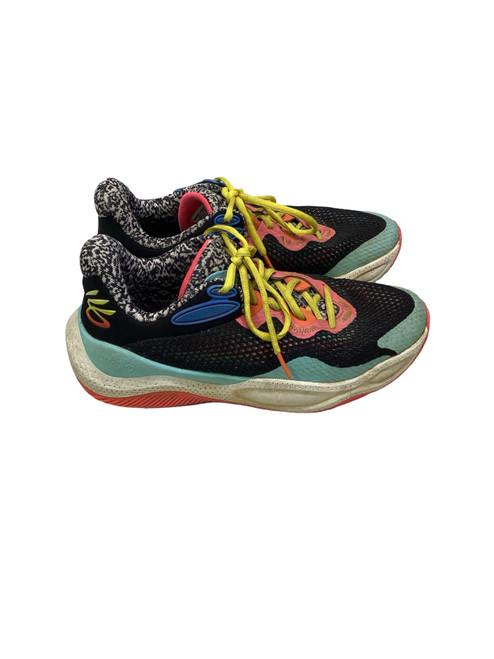 Vist Large View of Product Image Which is Used Under Armour Basketball Shoes M Black Senior 9