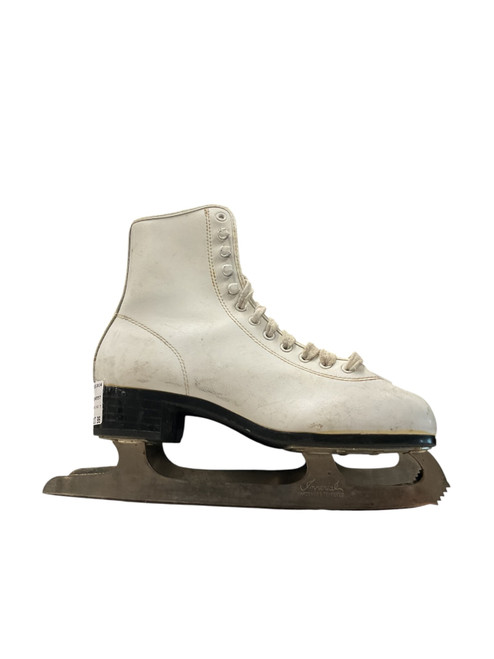 Vist Large View of Product Image Which is Used FIGURE SKATE SZ 7 WomensFigure Skate White Senior 7