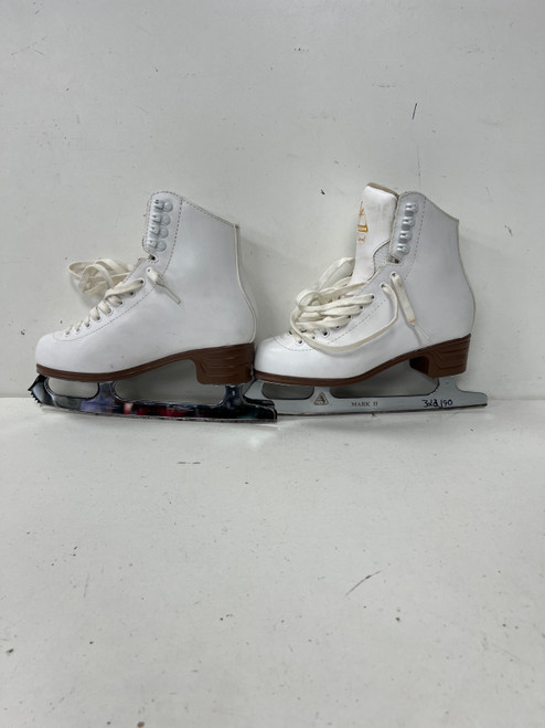 Vist Large View of Product Image Which is Used Jackson EXCEL Girls Figure Skate White Junior 04