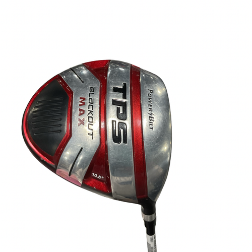 Vist Large View of Product Image Which is Used Powerbilt TPS BLACKOUT MAX DRIVER Mens Driver RH 10.5 Degree