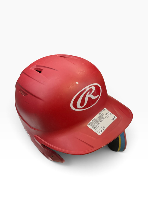 Vist Large View of Product Image Which is Used Rawlings MACH Batting Helmet No Mask Red S/M