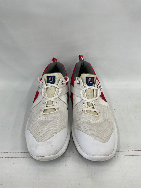 Vist Large View of Product Image Which is Used Foot Joy Mens Golf Shoes White Senior 12