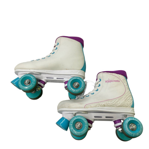 Vist Large View of Product Image Which is Used RollerDerby QUAD SKATES Senior Roller Quad Skates White Senior 7