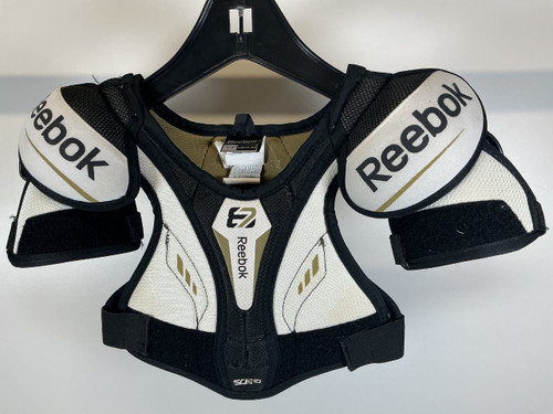 Vist Large View of Product Image Which is Used Reebok SC87 10 SHOULDER PADS Youth MD