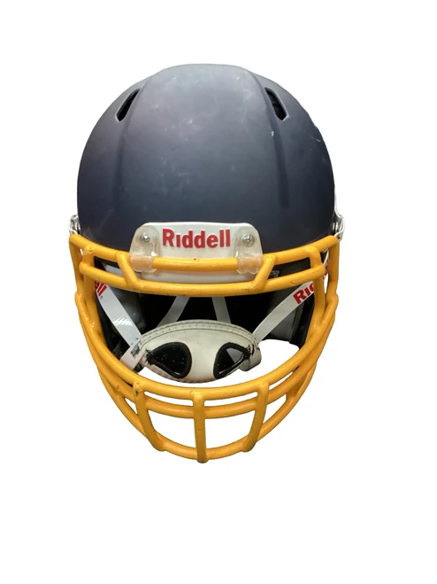 Vist Large View of Product Image Which is Used Riddell SPEED YOUTH LARGE FB Helmet Navy Blue LG