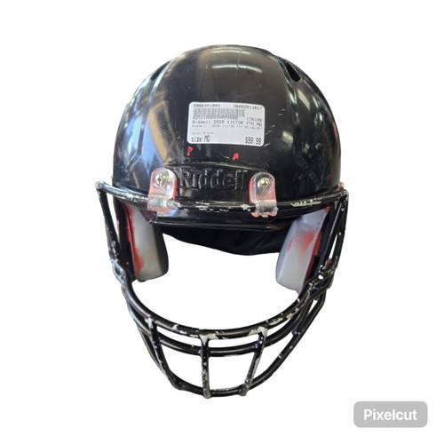 Vist Large View of Product Image Which is Used Riddell 2020 VICTOR YTH MD HELMET FB Helmet Black MD