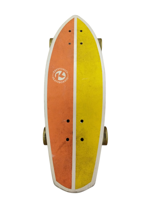 Vist Large View of Product Image Which is Used Kryptonics Longboard Orange Long