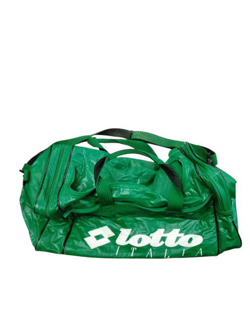 Vist Large View of Product Image Which is Used Lotto Soccer Player Duffel Bag Green