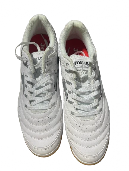 Vist Large View of Product Image Which is Used Joma MAXIMA INDOOR SHOE SZ 10.5 Soccer Indoor Shoes White Senior 10.5