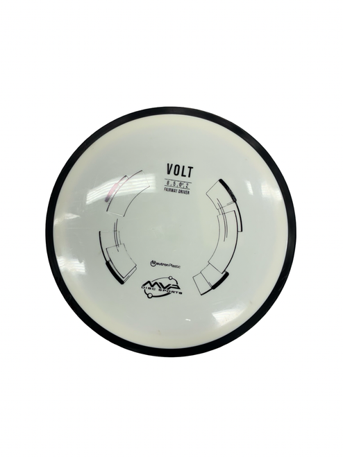 Vist Large View of Product Image Which is Used MVP VOLT Disc Golf Driver White