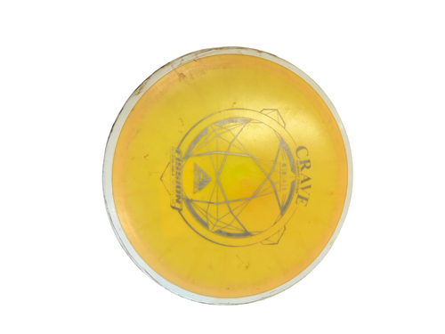 Vist Large View of Product Image Which is Used Axiom CRAVE Disc Golf Driver Yellow