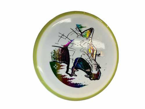 Vist Large View of Product Image Which is Used Axiom RHYTHM Disc Golf Driver White