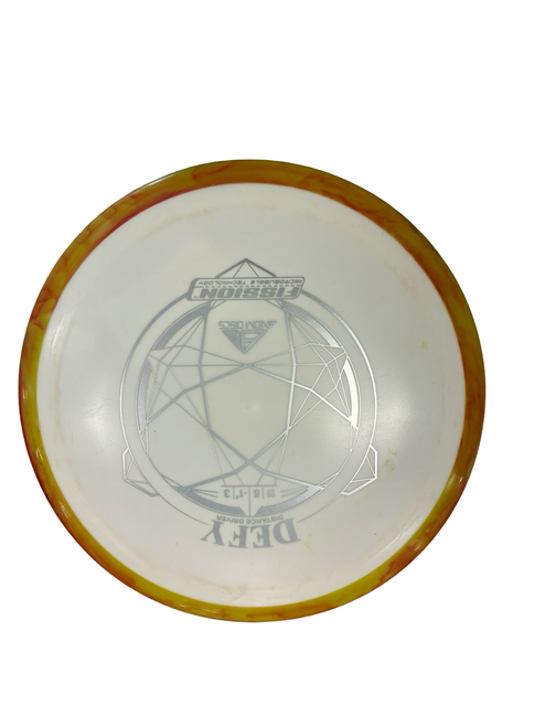 Vist Large View of Product Image Which is Used Axiom DEFY Disc Golf Driver White