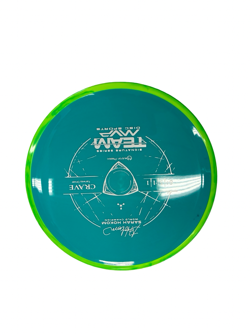 Vist Large View of Product Image Which is Used Axiom CRAVE Disc Golf Driver Royal Blue