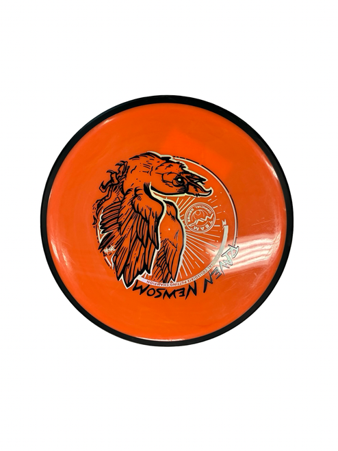 Vist Large View of Product Image Which is Used MVP REACTOR Disc Golf Mid Range Orange