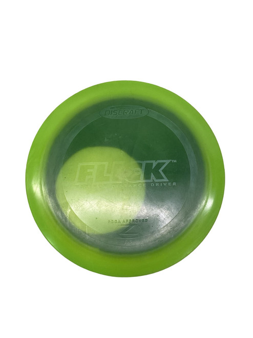 Vist Large View of Product Image Which is Used Discraft Z FLICK Disc Golf Driver Yellow