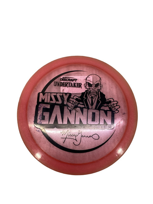Vist Large View of Product Image Which is Used Discraft MISSY GANNON UNDERTAKER Disc Golf Driver Pink