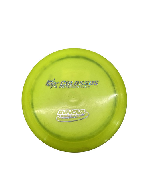 Vist Large View of Product Image Which is Used Innova GSTAR COLOSSUS Disc Golf Driver Yellow