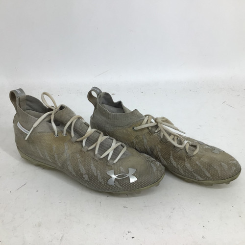 Vist Large View of Product Image Which is Used Under Armour SPOTLIGHT LUX MC SR 12 FB CLEATS Adult FB Cleats Grey Senior 12