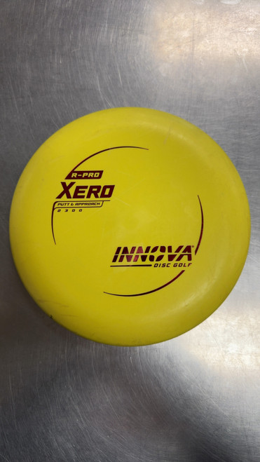 Vist Large View of Product Image Which is Used Innova R-PRO XERO Disc Golf Putter Yellow