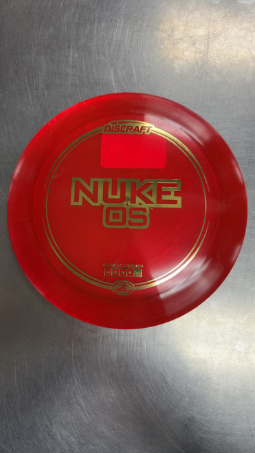Vist Large View of Product Image Which is Used Discraft ZLINE NUKE OS Disc Golf Driver Red