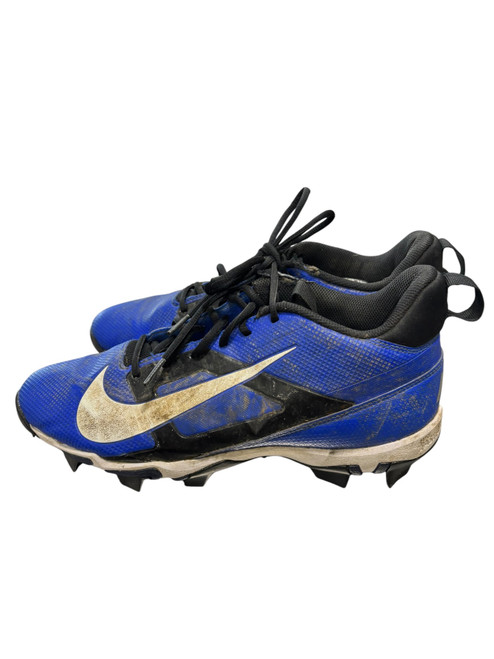 Vist Large View of Product Image Which is Used Nike Adult FB Cleats Black And Royal Blue Senior 10