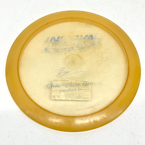 Vist Large View of Product Image Which is Used Innova CHAMPION BEAST Disc Golf Driver Clear 168g