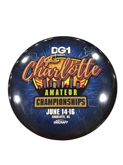 Vist Large View of Product Image Which is Used Discraft BUZZ DG1 Disc Golf Mid Range Navy Blue