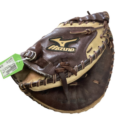 Vist Large View of Product Image Which is Used Mizuno FRANCHISE GXC 93 BB/SB Catchers RH Throw Brown 33 1/2"